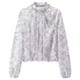 ຫມຶກພິມເສື້ອ chiffon beaded