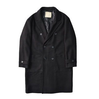 New autumn and winter thickened cashmere British loose coat