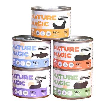 Natural Magic ນິວຊີແລນນໍາເຂົ້າກະປ໋ອງອາຫານຫຼັກຂອງແມວທີ່ມີລາຄາເຕັມທີ່ສໍາລັບ kittens ແລະ cats adult food wet food pure meat cat snack cans