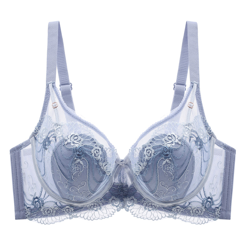 Ancient and modern thin push-up lace bra that makes big breasts appear smaller