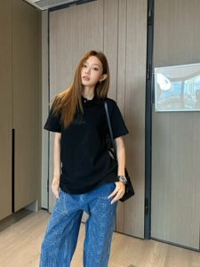 BLAEXIT美式cleanfit灰色轻奢亨利领短袖男款polo衫修身正肩T恤