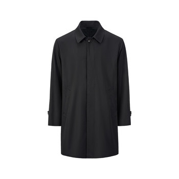 Zovanni valentino mid-length lapel trench coat