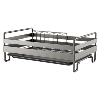 Kitchen dish storage rack titanium 304 stainless steel bowl rack