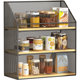 Kitchen multi-layer storage rack seasoning bottle storage rack
