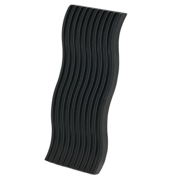 Black and white grey water corrugated tray floppy wavy board