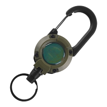 Luya retractable buckle easy-pull buckle wire rope high resilience key automatic outdoor mountaineering backpack multi-functional hanging buckle