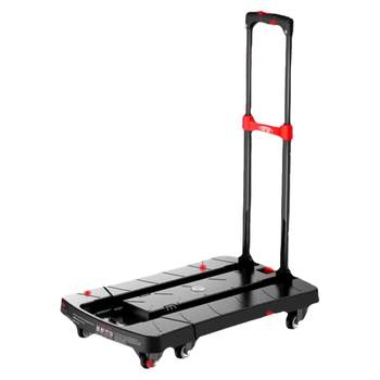 DuPont flatbed trolley trailer trolley Portable folding telescopic trolley ການຂົນສົ່ງ silent trolley ເຕົ່ານ້ໍາຫນັກເບົາ