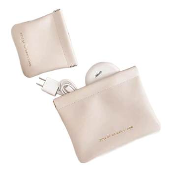 Data cable storage bag automatic closing portable wired headphones portable bag charger mobile phone mini small digital bag Data cable storage bag automatic closing portable wired headphones portable bag charger mobile phone mini small digital bag