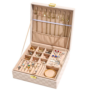 Luwei women's jewelry box large capacity jewelry storage