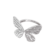srrmhyn sweet and cool butterfly ring for women exquisite simple elegant versatile open ring ins niche food