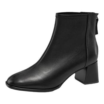 Saturday fashion women's boots winter new fashion simple elegant and versatile commuting formal business short boots