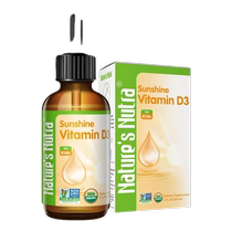 Natures Nutra Vitamin D3 drops for infants and young children (over 0 years old) 60ml