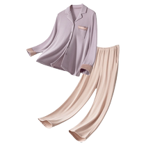 Derong self-heating pajamas for women spring and autumn 2024 new winter thickened large size home wear brushed long-sleeved suit