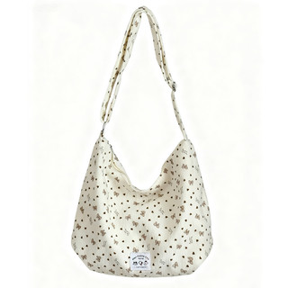 大容量灯芯绒饺子包秋冬 韩系ins风单肩包学生上课通勤斜挎包包女