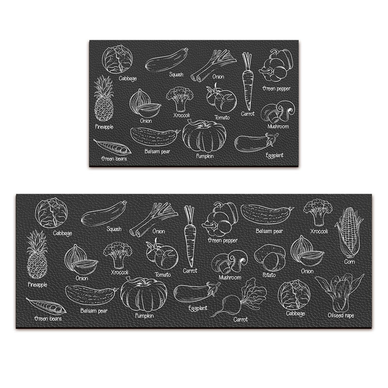 High-end kitchen floor mats, cuttable, water-absorbing, oil-absorbing, wipeable, special non-slip floor mats, stain-resistant carpet technology cloth