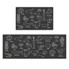 High-end kitchen floor mats, cuttable, water-absorbing, oil-absorbing, wipeable, special non-slip floor mats, stain-resistant carpet technology cloth
