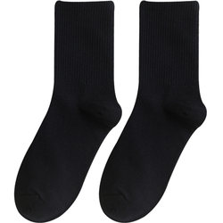 Pile socks ຂອງແມ່ຍິງ summer ບາງໆພາກຮຽນ spring ແລະດູໃບໄມ້ລົ່ນກາງ calf socks ຝ້າຍບໍລິສຸດໄວຫນຸ່ມ socks ຜູ້ຊາຍສີຂາວ socks deodorant ກິລາ socks