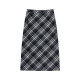 MOFAN Mofandong ສິ້ນ plaid ສີຂີ້ເຖົ່າໃຫມ່