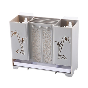 Multifunctional household wall-mounted chopstick storage box knife holder chopstick cage kitchen spoon chopstick box drain chopstick tube