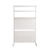 Hardware girl hole board bookcase on desk
