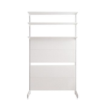 Hardware girl hole board bookcase on desk