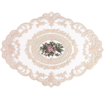Palace chic embroidery photo props cover cloth table mat