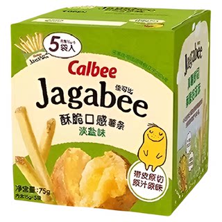 Воздушный продукт с слабосоленым картофелем фри calbee