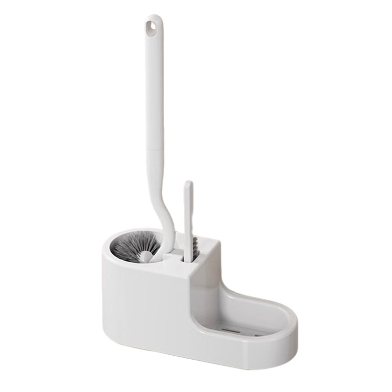 Toilet brush set wall-mounted household dead corner long-handled brush cleaning brush toilet cleaning artifact base bathroom