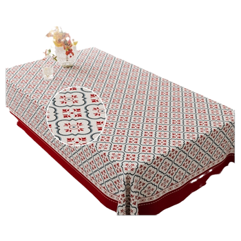 Sweet, pure and beautiful american tablecloth with cotton and linen texture Sweet, pure and beautiful american tablecloth with cotton and linen texture