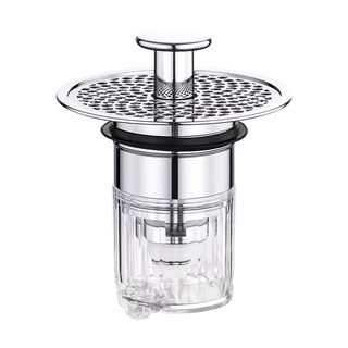 洗脸盆弹跳芯防臭过滤不锈钢洗手盆通用面盆下水塞下水器滤网排水