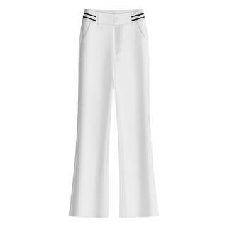 Women's summer golf bell-bottom trousers stretch-high waist