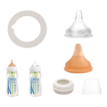 Suitable for Dr. Browns old Screwup Cover Bay Kiss nipple Pacifier Leakproof Spacer handle the handle bottle accessories lid