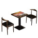 Industrial style barbecue restaurant artificial board is strong and durable