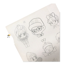 Baking tracing paper A4 fondant transfer paper sugar brand engraved font rubber stamp engraving paper A5 conversion sulfuric acid paper A3 copy paper copy paper sulfuric acid paper transparent special tracing sulfuric acid paper calligraphy