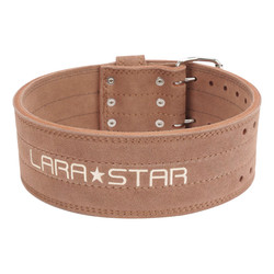 Laura Star Ls0835 Four-Layer Cowhide Fitness Belt for Squats, Deadlifts, Sports Waist Protection, Powerlifting, and Cowhide Training