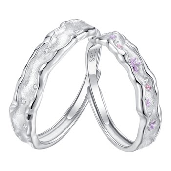 Dm monet garden bestie couple fashion rings