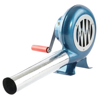 Hand-cranked blower hand-cranked powerful manual outdoor burning fire household wood stove manual hair dryer blowing the stove