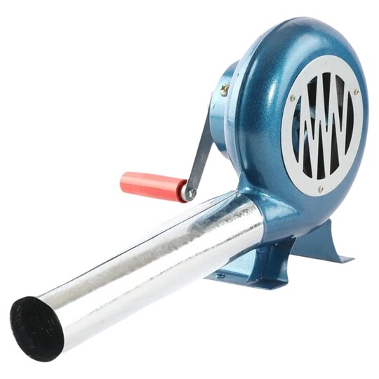 Hand-cranked blower hand-cranked powerful manual outdoor burning fire household wood stove manual hair dryer blowing the stove