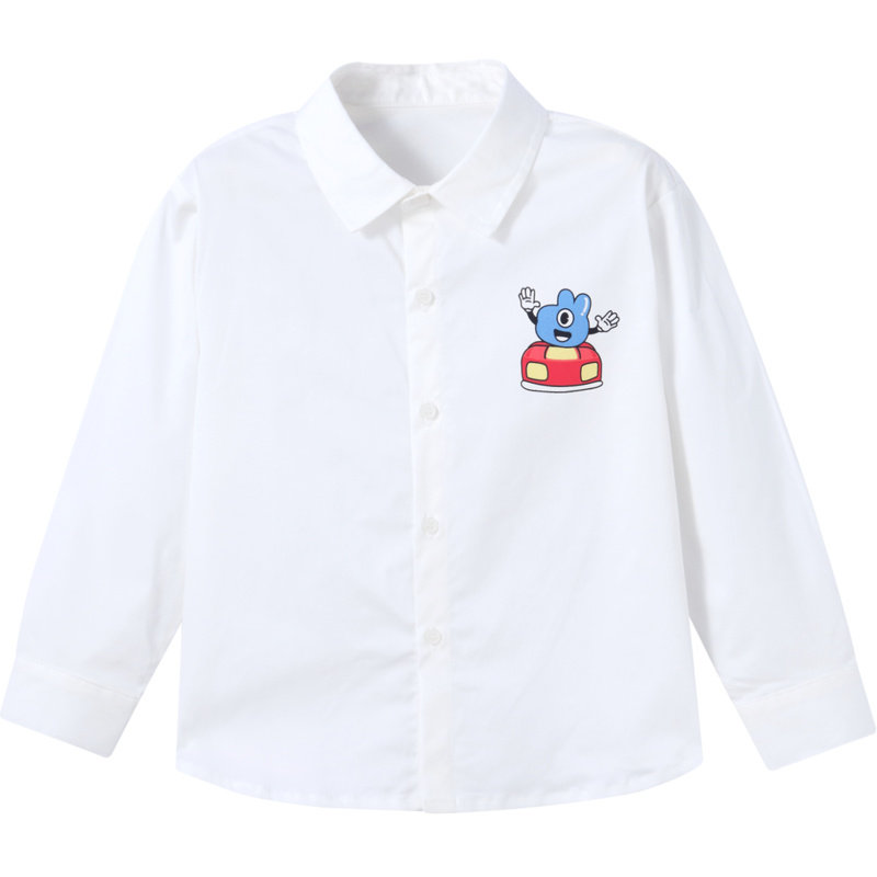 Annai children's clothing boys' shirt lapel long-sleeved top autumn XB411643