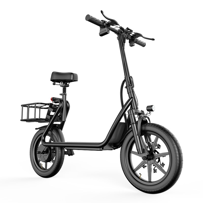 New foldable electric bike for adults and girls to pick up and drop off children