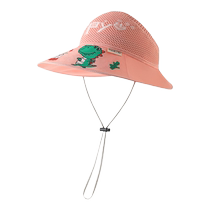Childrens sun protection hat summer girls 2024 new sun protection UV baby large brim empty top sun hat