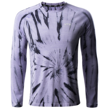 Uto merino wool tie-dyeded ແຂນຍາວແຫ້ງໄວ
