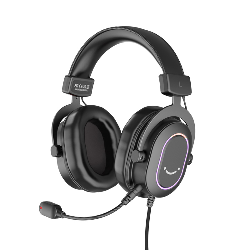 Gaming headset wired headset 7.1 channel USB interface