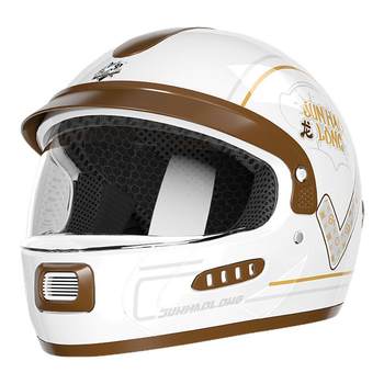 Junhaolong 3c certified electric motorcycle helmet women's winter push-in warm full-face helmet men's anti-fog safety helmet