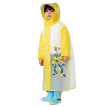 Childrens raincoat boys and girls student rainproof new style children kindergarten full body with school bag rain poncho 897