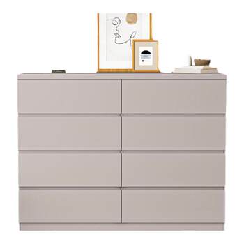 Italian minimalist solid wood chest of cabinet storage cabinet