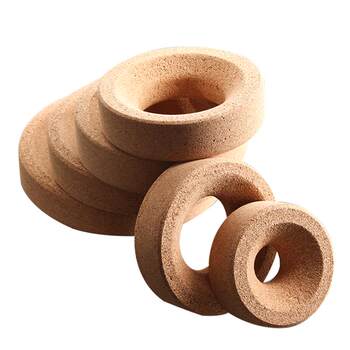 Sanaisi flask holder cork plastic rubber round bottom