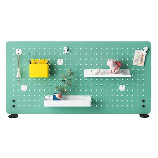 洞洞板配件装饰挂钩圆孔专用置物架墙上免打孔书桌面收纳可磁吸贴