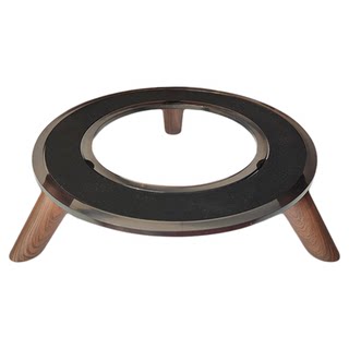 RHEINSOUND实木支架胡桃木纹音响支架哈曼卡顿音响减震音箱木支架