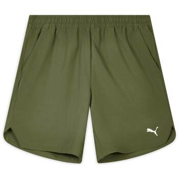 Black running fitness shorts for men puma